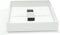 Deknudt Frames USB-opbergdoos S66DJ4 - wit - voor fotomaat 8x8 cm