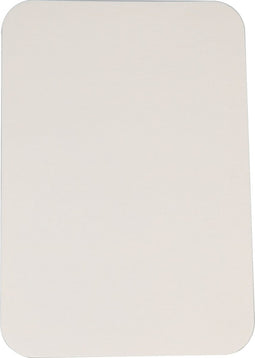 Deksel - Karton/Aluminium - rechthoekig - wit - 1000 stuks