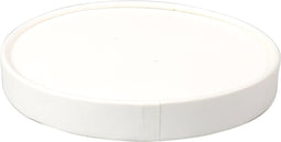 Deksel - Karton + PE - Ø117mm - wit - 25 stuks