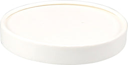 Deksel - Karton + PE - Ø97mm - wit - 25 stuks