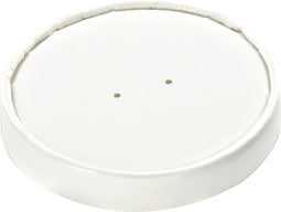 Deksel - Karton + PE - rond - Ø91mm - wit - 500 stuks