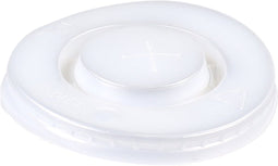 Deksel - PS - Ø90mm - melkwit - sleeve met 100 stuks