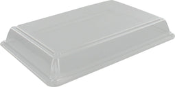 Deksel - PS - rechthoekig - 208x138x27mm - transparant - 500 stuks