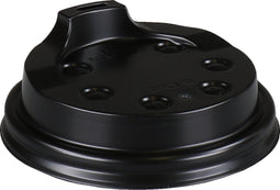 Deksel - PS - rond - Ø90mm - zwart - sleeve met 50 stuks