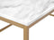 DELANO - Salontafel - Beige/Goud - MDF