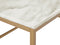 DELANO - Salontafel - Beige/Goud - MDF