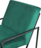 DELARY - Fauteuil - Groen - Fluweel
