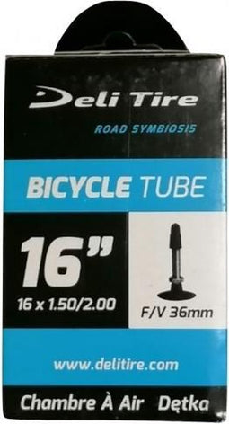 Delitire Binnenband 16x1.50/2.00 (40/54-305) Sv 36 Mm Zwart