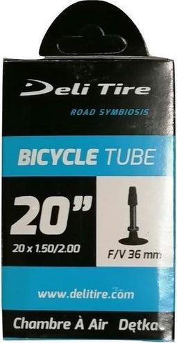 Delitire Binnenband 20 X 1.75/2.125 (40/54-406) Sv 36 Mm Zwart