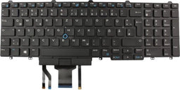 Dell Laptop Toetsenbord Qwertz DE + Trackpoint, Backlight