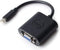 DELL - Mini displayport naar VGA adapter - 1080P - 1920x1080 - Zwart - P/N: 470-13630