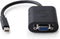 DELL - Mini displayport naar VGA adapter - 1080P - 1920x1080 - Zwart - P/N: 470-13630