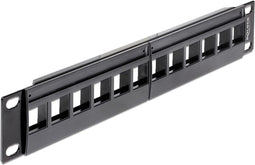 Delock - 10 Keystone Patchpanel 12 Port