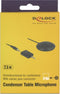 DeLOCK 65873 microfoon Zwart Tafelmicrofoon