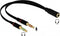 DeLOCK 65967 audio kabel 0,2 m 3.5mm 2 x 3.5mm Zwart