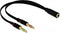 DeLOCK 65967 audio kabel 0,2 m 3.5mm 2 x 3.5mm Zwart