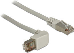 Delock 83516 RJ45 Netwerkkabel, patchkabel CAT 5e S/FTP 2.00 m Grijs 1 stuk(s)