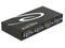 Delock 87635 VGA-switch 4 poorten Bidirectioneel bruikbaar, Met metalen behuizing 1920 x 1440 Pixel