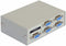 Delock 87635 VGA-switch 4 poorten Bidirectioneel bruikbaar, Met metalen behuizing 1920 x 1440 Pixel