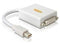 Delock - Adapter DP mini-St zu DVI24+5-Buchse white