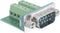 Delock - Adapter Sub-D 9 Pin Stecker - Terminalblock 10 Pin