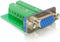 Delock - Adapter VGA Buchse - Terminalblock 16pin