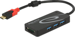 Delock Cardr-Usb 3.1 - 3X Usb 2X Sd