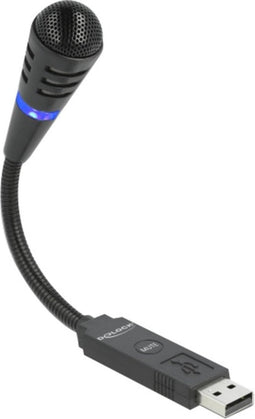 DeLOCK DeLOCK USB zwanenhalsmicrofoon met mute knop