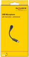DeLOCK DeLOCK USB zwanenhalsmicrofoon met mute knop
