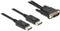 DeLOCK DMS-59 (m) naar 2x DisplayPort (m) kabel - 2 meter