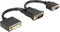 DeLOCK DMS-59 (m) naar DVI-I (v) en VGA (v) adapter - 0,20 meter