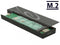 DeLOCK externe behuizing voor M.2 SSD (max. 80mm) - USB3.1 / zwart