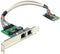 DeLOCK Gigabit MiniPCIe kaart - 2x RJ45