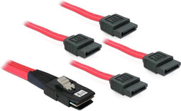 Delock - Kabel mini SAS 36 Stecker - 4x SATA 7pin (SFF 8087