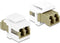 Delock Keystone module LC Duplex female > female Multimode