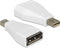 Delock - Mini DisplayPort - DisplayPort Adapter - Wit