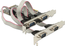 Delock - PCIe Seriell 4x + low profile Delock