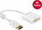 DeLOCK premium DisplayPort naar DVI actieve adapter - DP1.2 (1920 x 1200) / wit - 0,20 meter