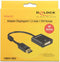 DeLOCK premium DisplayPort naar DVI actieve adapter - DP1.2 (1920 x 1200) / zwart - 0,20 meter