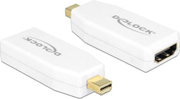 DeLOCK premium Mini DisplayPort naar HDMI actieve adapter - DP 1.2 / HDMI 1.4 (4K 30Hz) / wit
