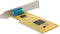 DeLOCK seriële RS232 PCI kaart met 1 9-pins SUB-D poort en Low Profile bracket