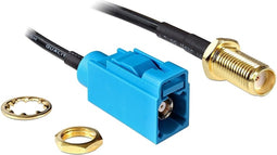 Delock - SMA Buchse zum Einbau - FAKRA Z Buchse