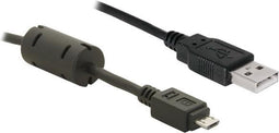 Delock - USB 2.0 A Male naar USB 2.0 Micro Male - 1 m