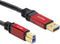 Delock - USB 3.0 B Kabel - Zwart - 5 meter