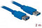Delock - USB 3.0 Verlengkabel - Blauw - 2 meter