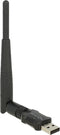 DeLOCK USB-A - WLAN / Wi-Fi dongle met externe antenne - Dual Band AC600 / 600 Mbps