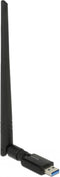 DeLOCK USB-A - WLAN / Wi-Fi dongle met externe antenne - Dual Band AC1200 / 1200 Mbps