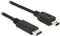 Delock - USB-C Male naar USB 2.0 Mini Male - 1 m