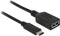 Delock - USB-C Male naar USB 3.0 A Female - 0.15 m