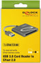 DeLOCK USB Cardreader met USB-A connector en 1 kaartsleuf - voor CFast - USB3.0